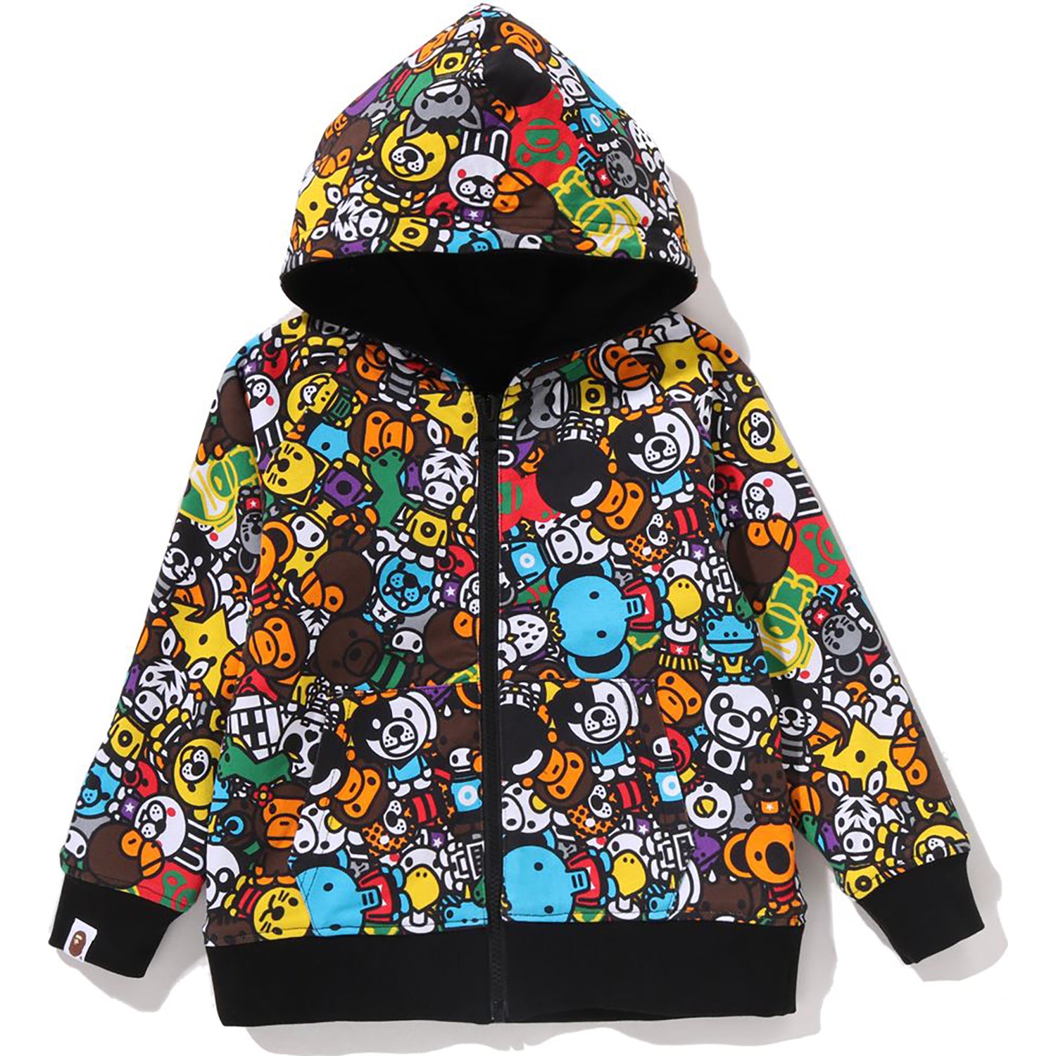 BABY MILO PATTERN REVERSIBLE ZIP HOODIE KIDS – us.bape.com
