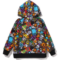 BABY MILO PATTERN REVERSIBLE ZIP HOODIE KIDS