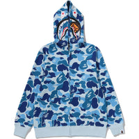 ABC CAMO MILO SHARK ZIP HOODIE JR KIDS
