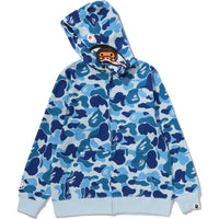 ABC CAMO MILO SHARK ZIP HOODIE JR KIDS