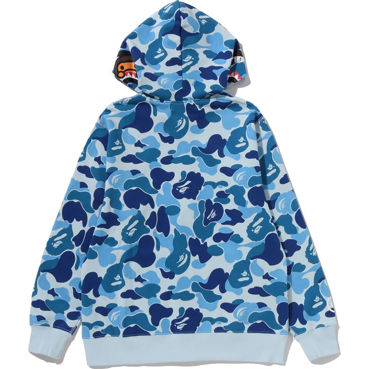ABC CAMO MILO SHARK ZIP HOODIE JR KIDS