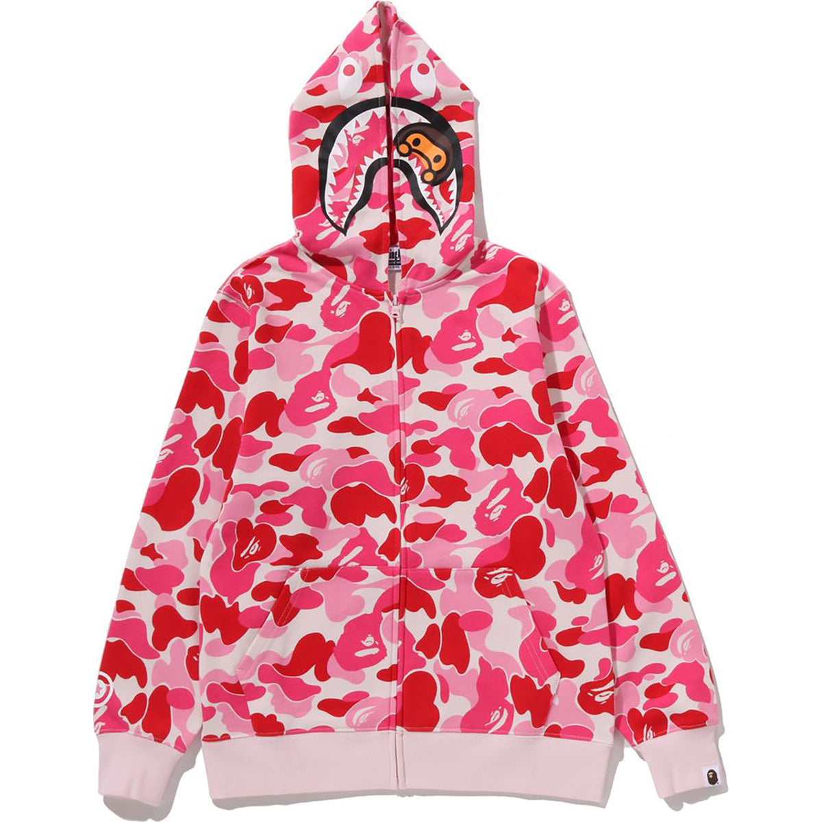 ABC CAMO MILO SHARK ZIP HOODIE JR KIDS