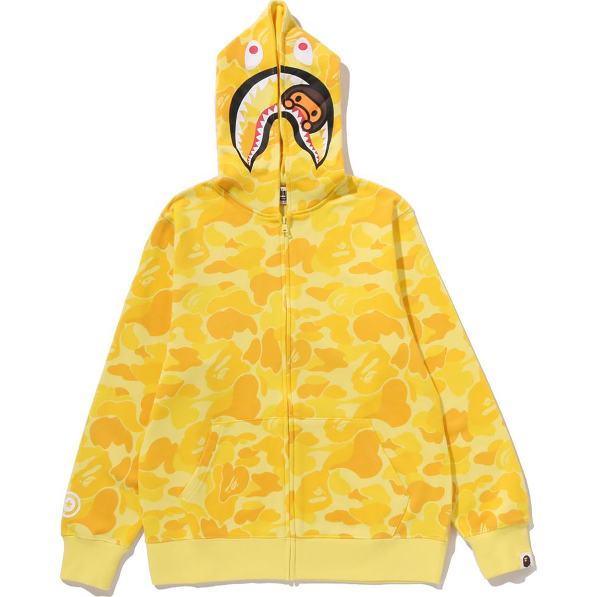 ABC CAMO MILO SHARK ZIP HOODIE JR KIDS