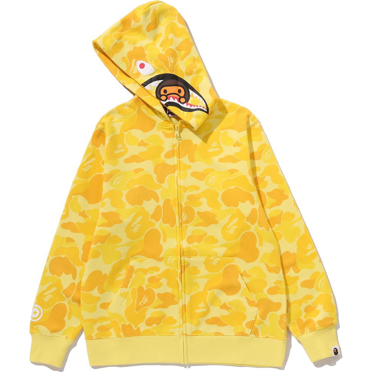 ABC CAMO MILO SHARK ZIP HOODIE JR KIDS