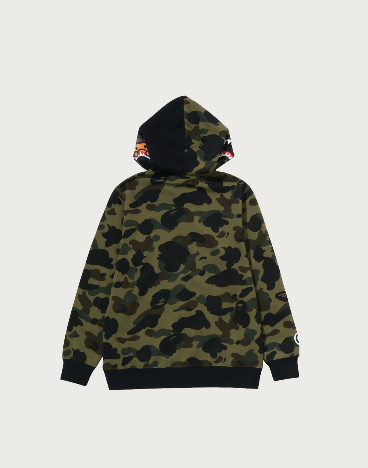 1ST CAMO MILO SHARK ZIP HOODIE JR KIDS