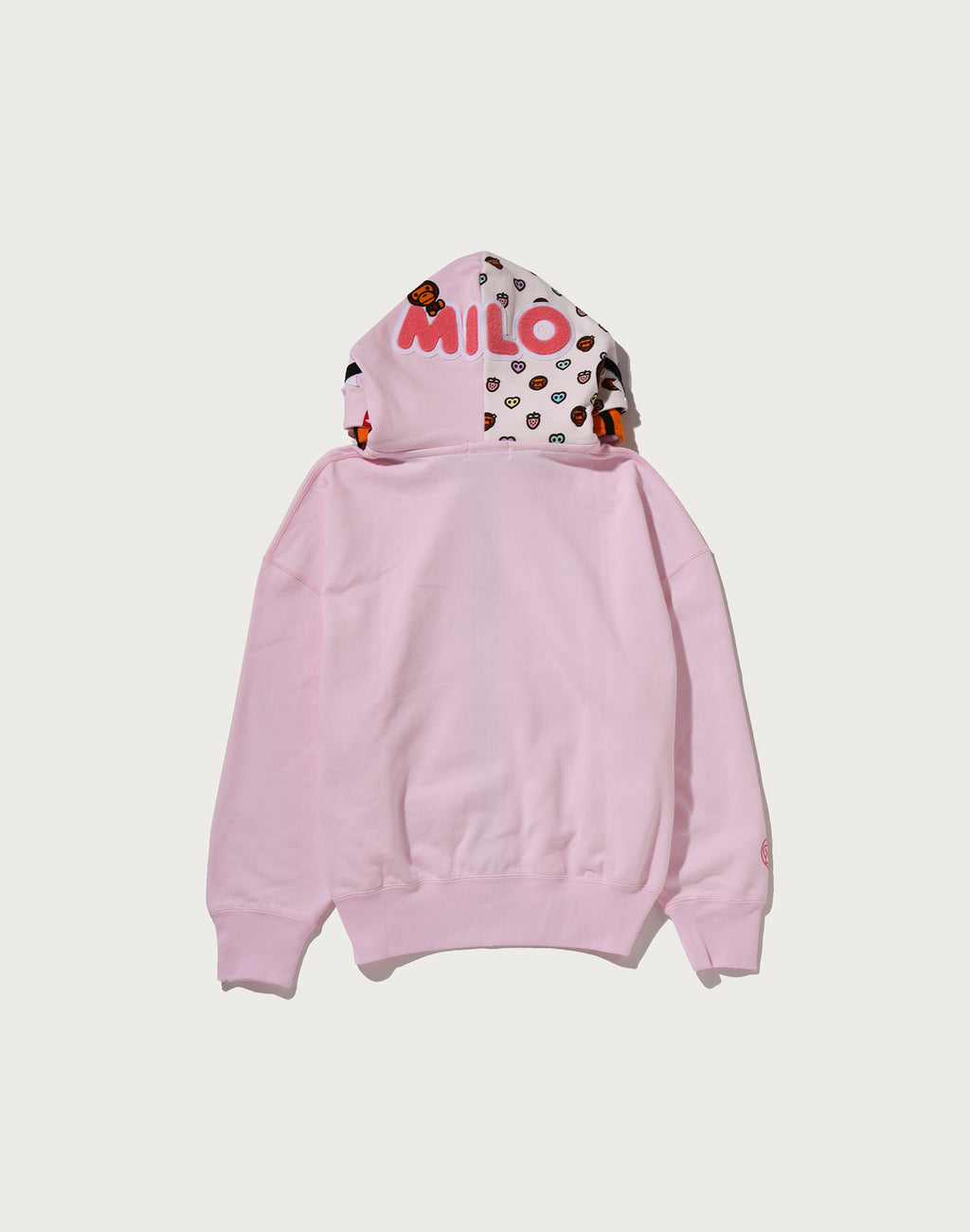 MILO SHARK OVERSIZED FULL ZIP DOUBLE HOODIE LADIES