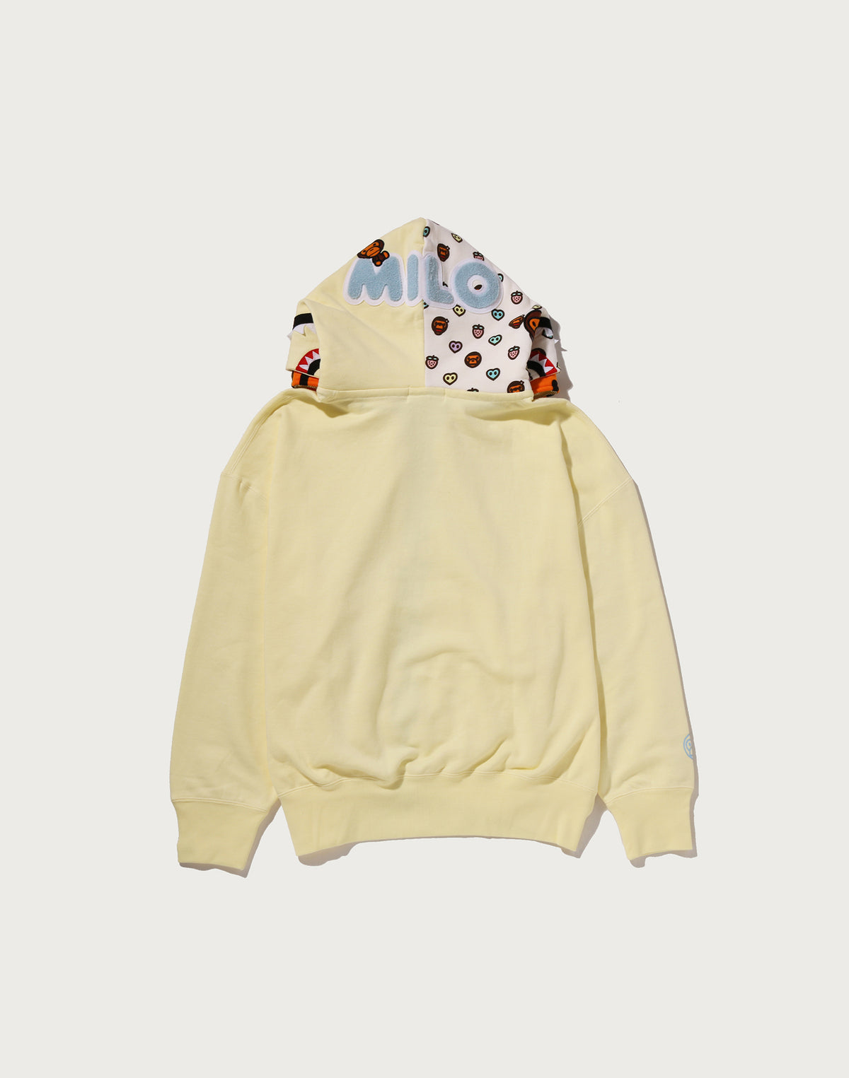 MILO SHARK OVERSIZED FULL ZIP DOUBLE HOODIE LADIES
