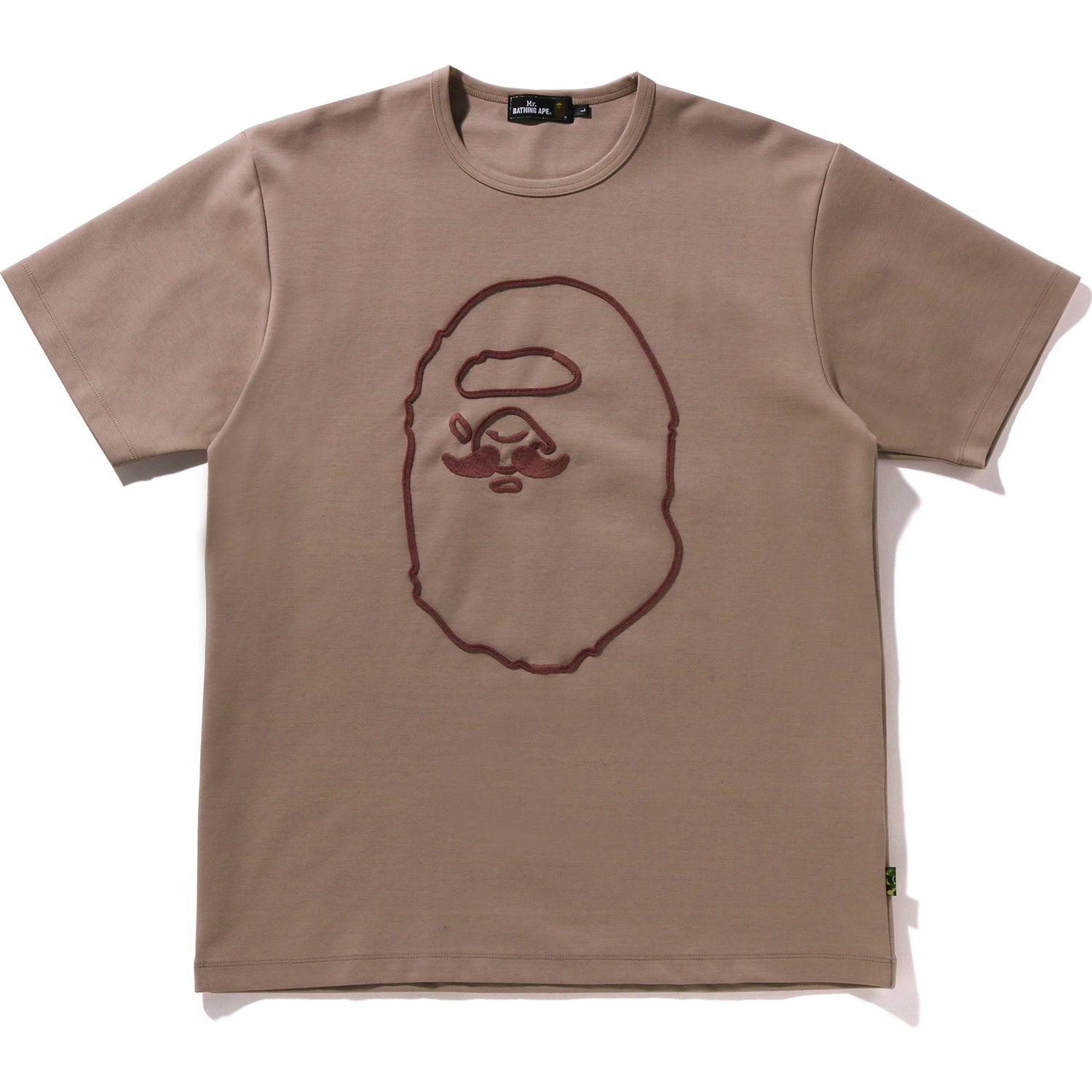 Mr. Bathing Ape Embroidery Tee Mens 7J70 109 001 Pink L