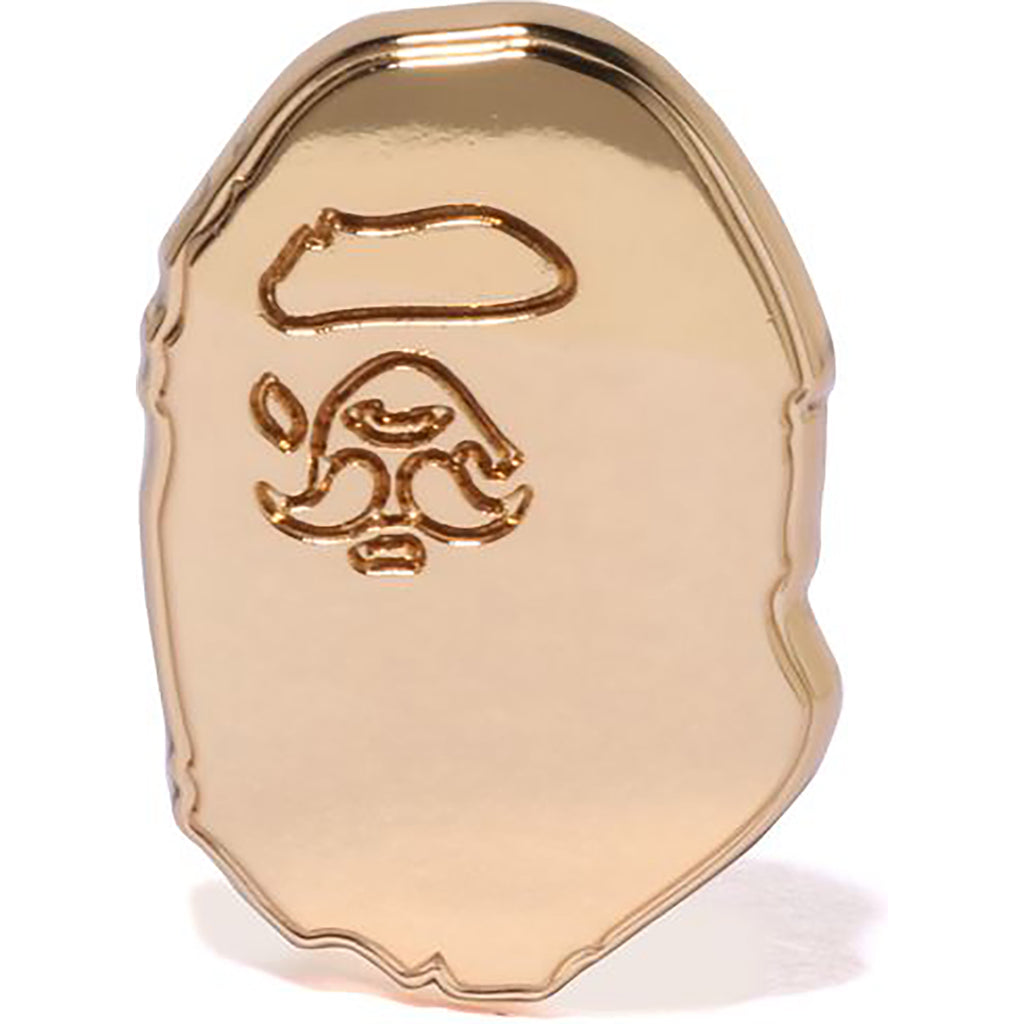 MR. BATHING APE APE HEAD PINS MENS