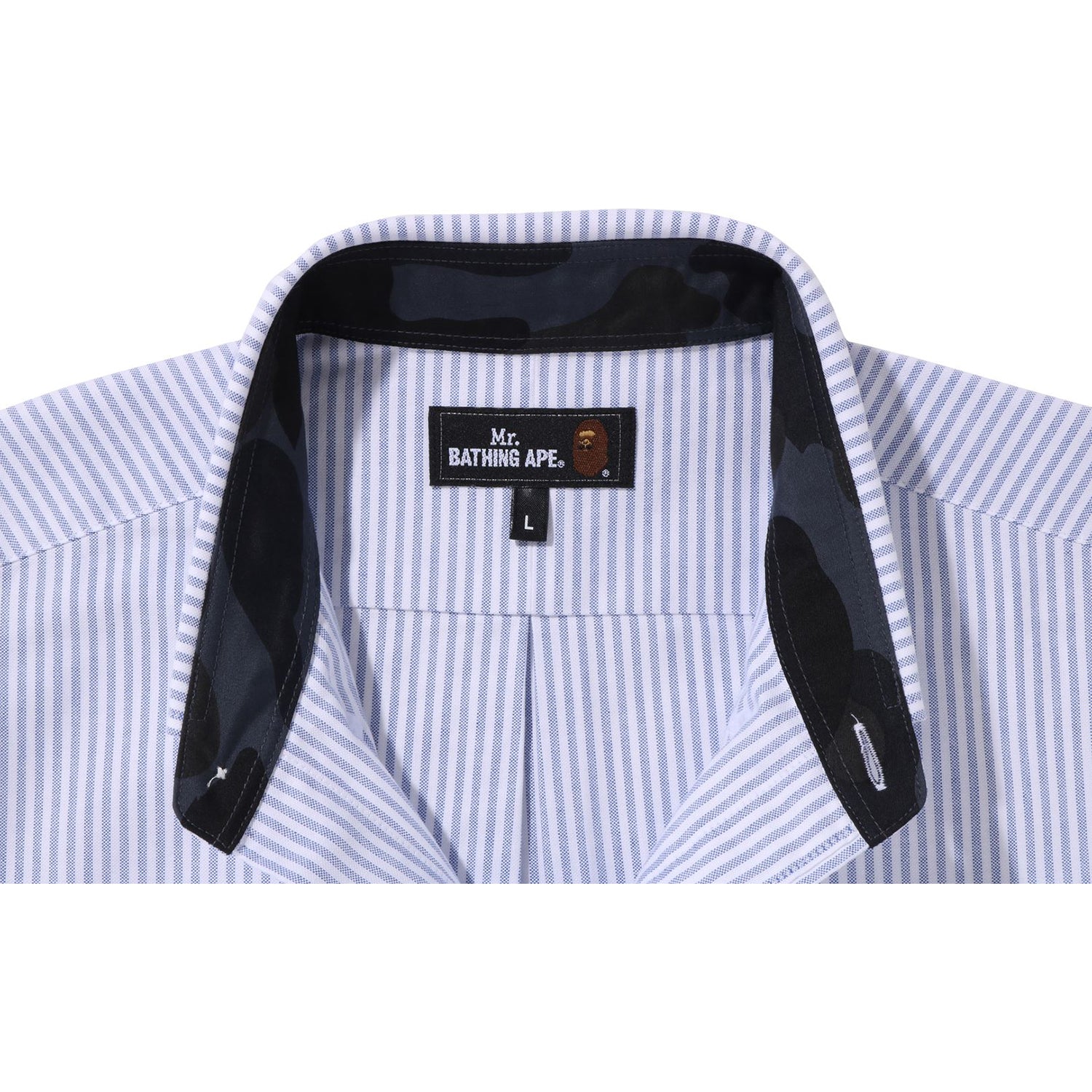 MR. BATHING APE OXFORD STRIPE BD SHIRT MENS – us.bape.com