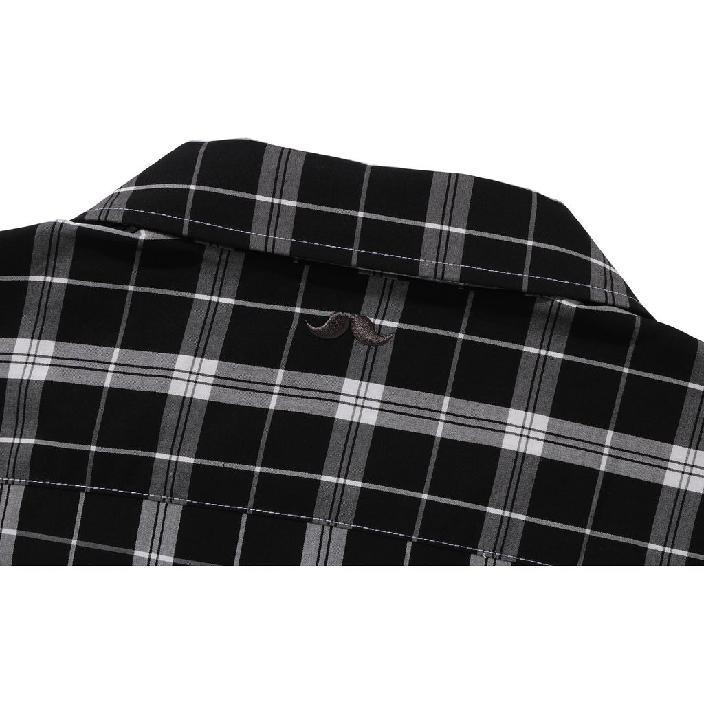 MR. BATHING APE RELAXED FIT OPEN COLLAR SHIRT MENS