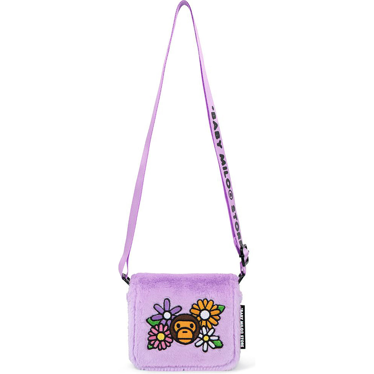 BABY MILO FLOWER FUR MINI CROSS BAG