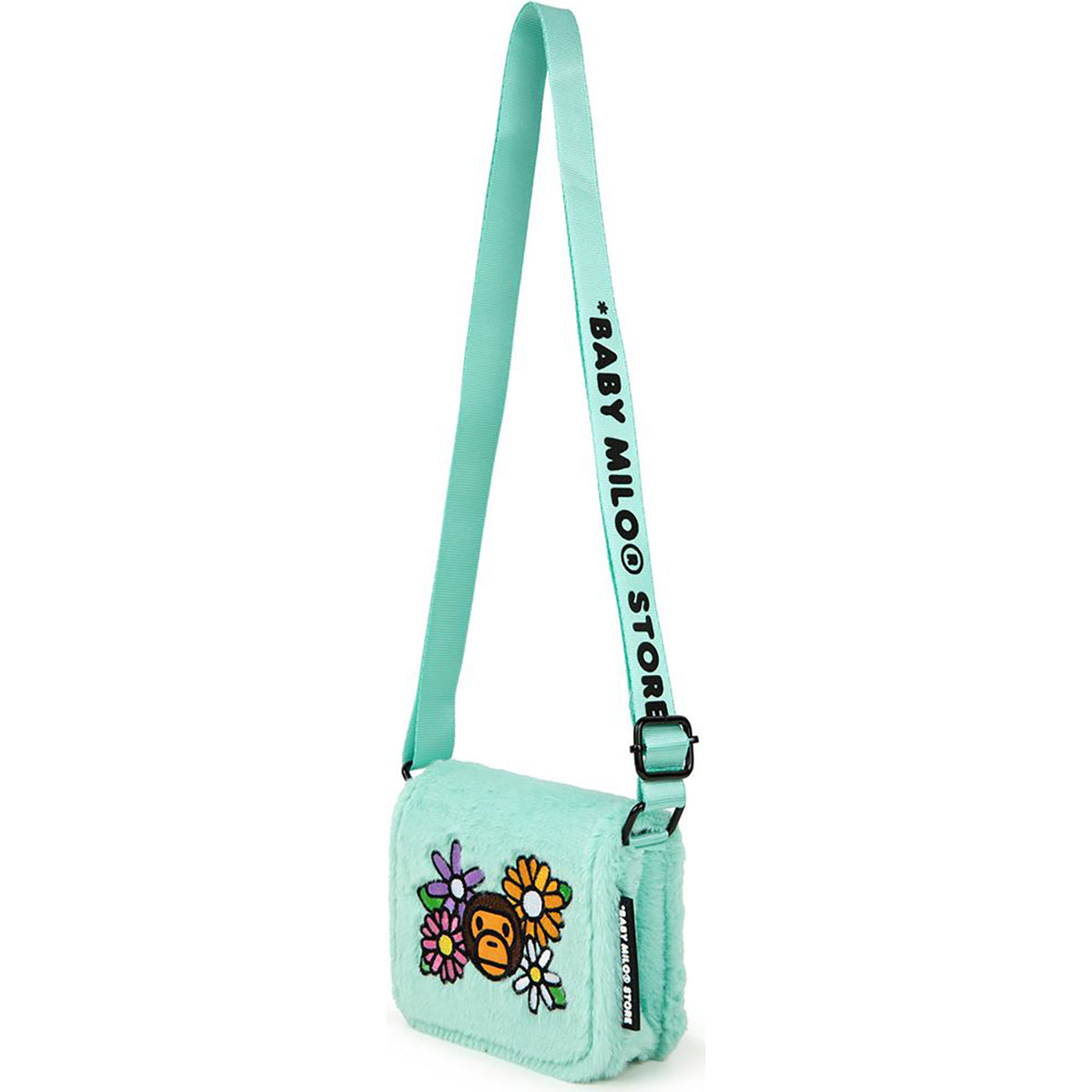 BABY MILO FLOWER FUR MINI CROSS BAG