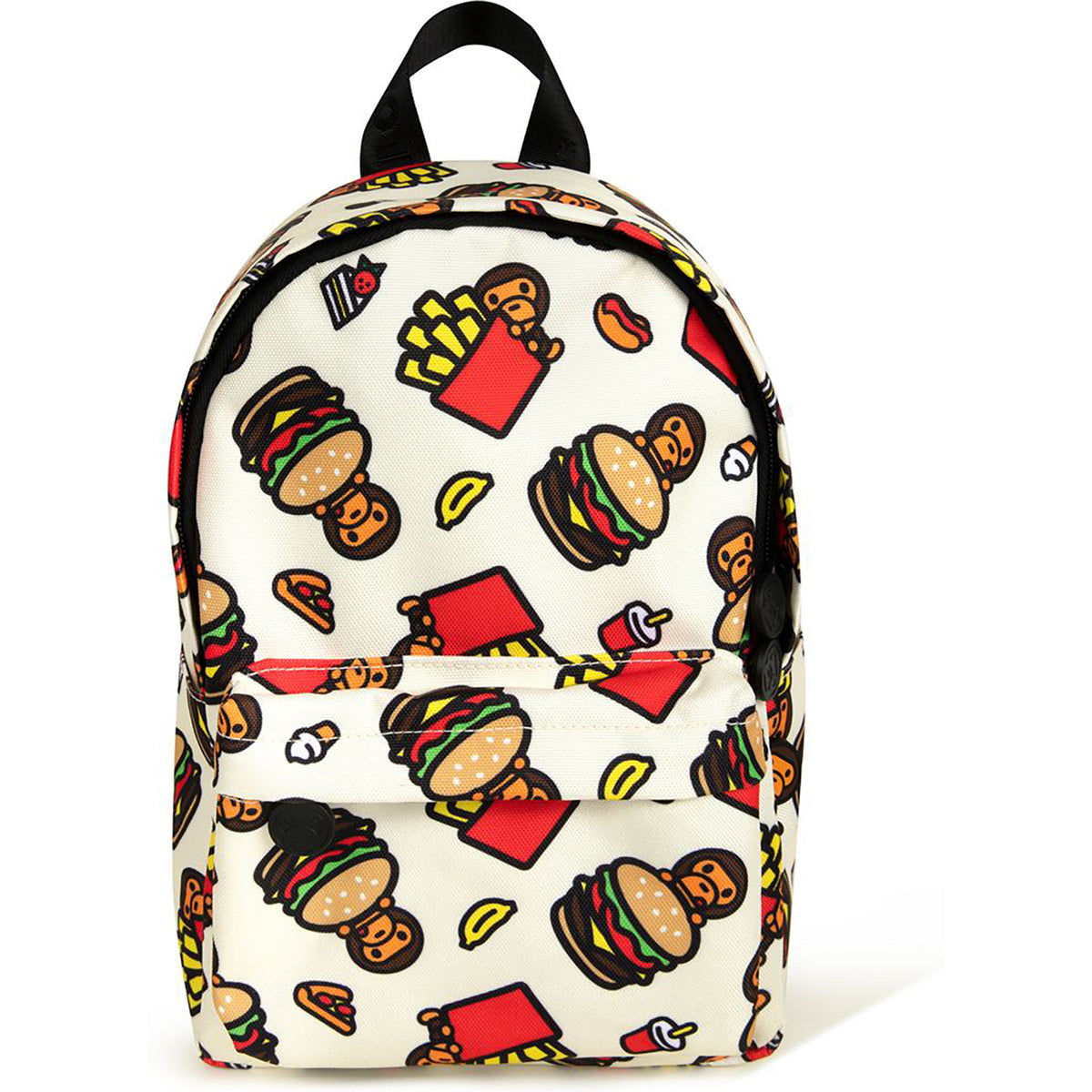 FAST FOOD ALL PRINT PATTERN MINI BACKPACK