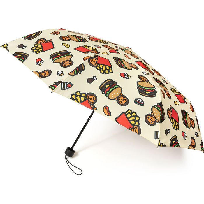 FAST FOOD ALL PRINT PATTERN FOLDING UMBRELLA