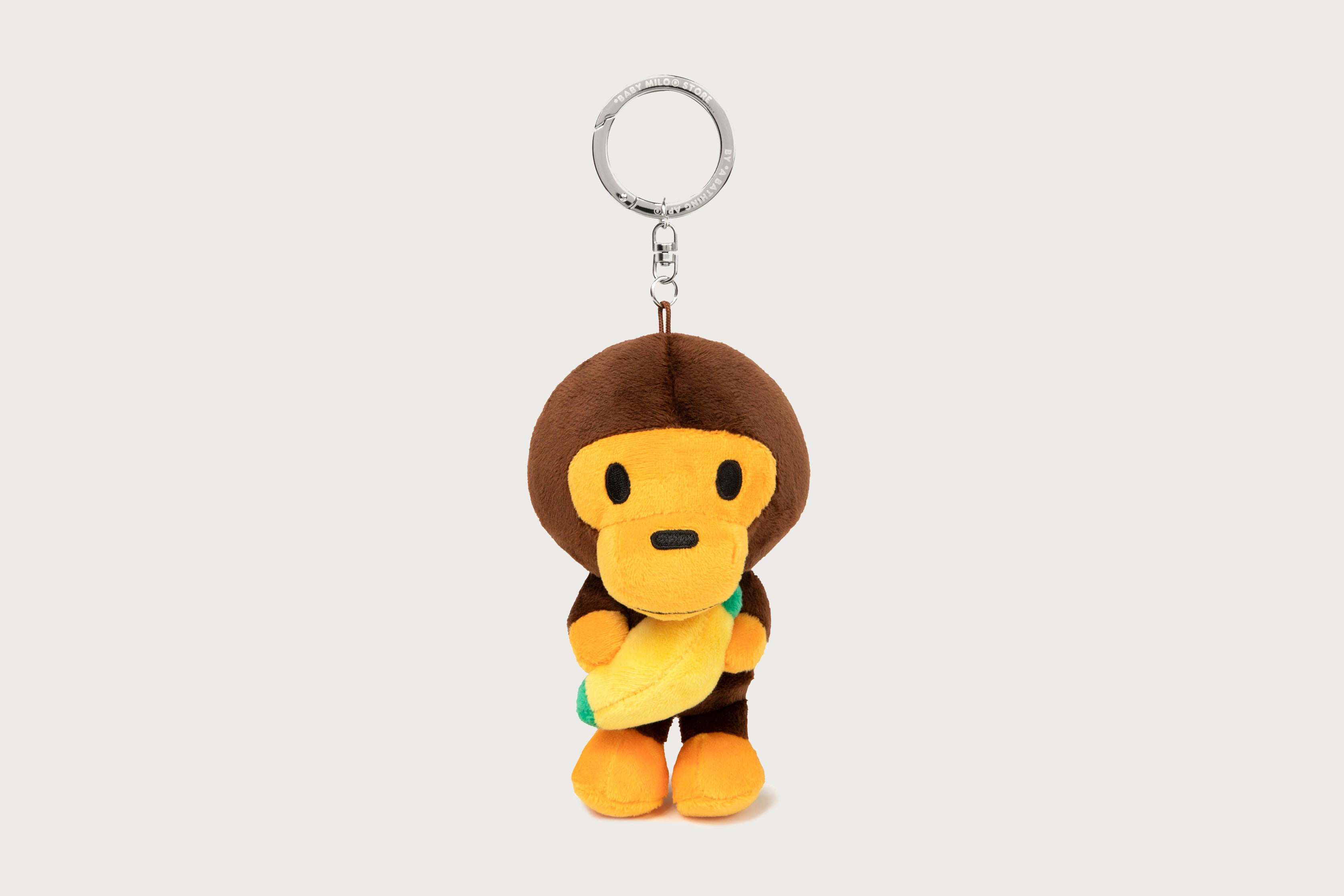 BABY MILO BANANA PLUSH DOLL KEYCHAIN 12CM – us.bape.com