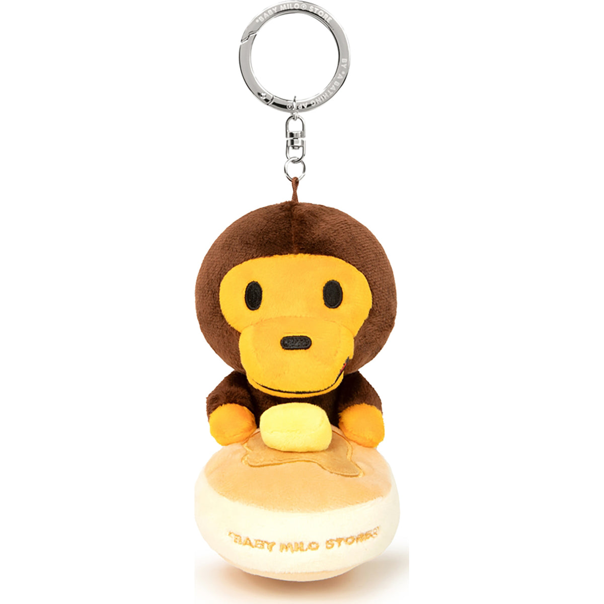 BABY MILO PANCAKE PLUSH DOLL KEYCHAIN