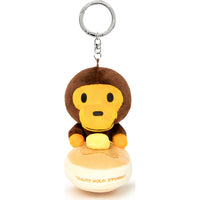 BABY MILO PANCAKE PLUSH DOLL KEYCHAIN