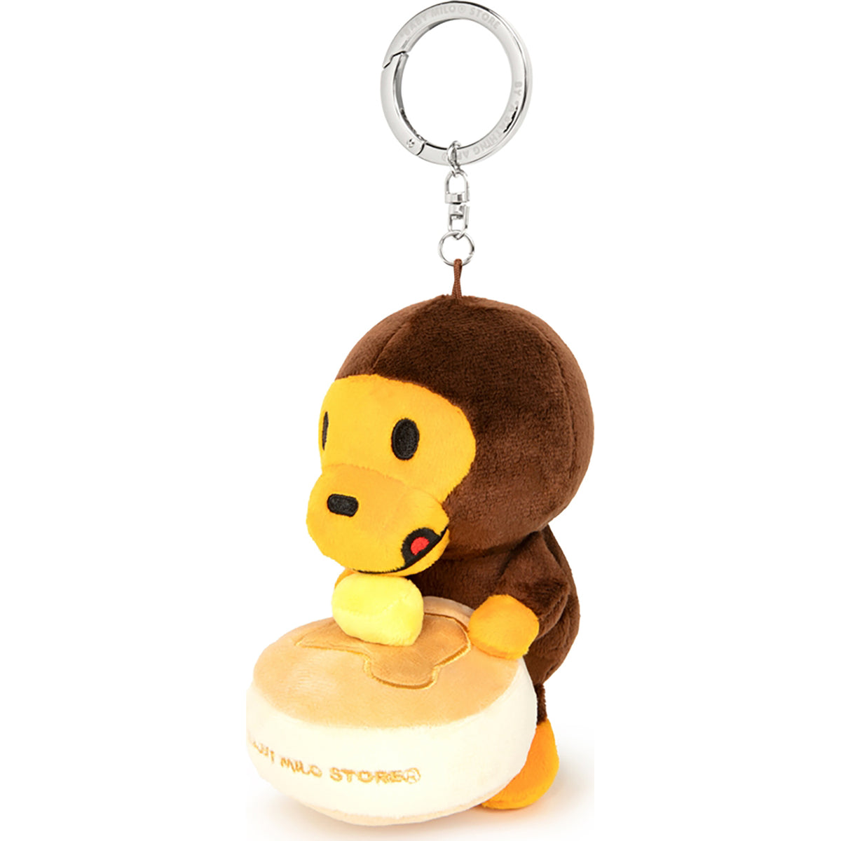 BABY MILO PANCAKE PLUSH DOLL KEYCHAIN