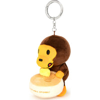 BABY MILO PANCAKE PLUSH DOLL KEYCHAIN