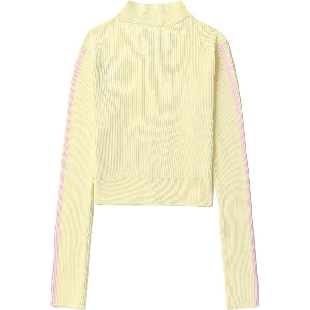 APEE TURTIENECK CUT-OUT KNIT TOP LADIES