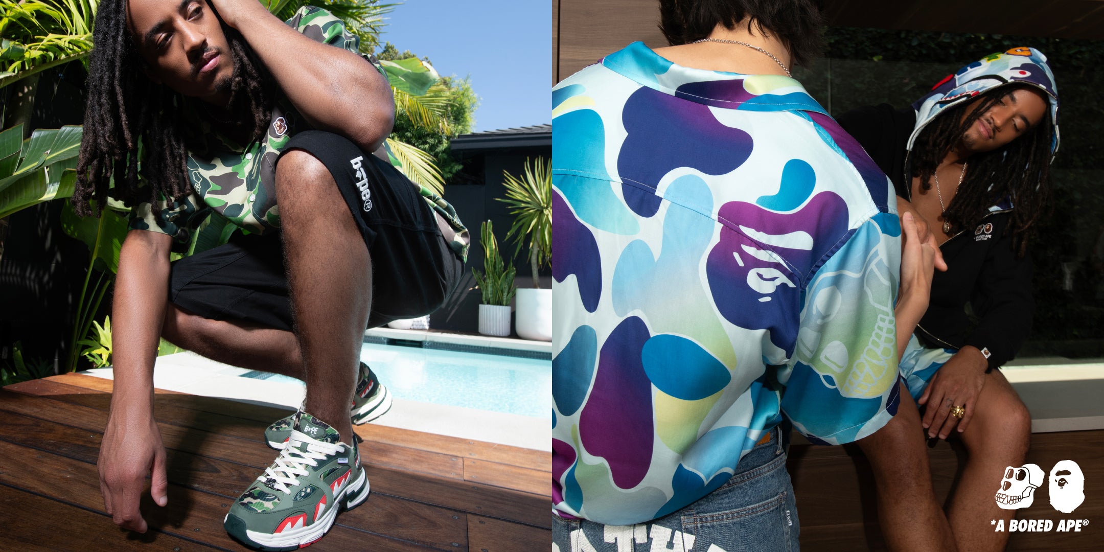 foamposite bape