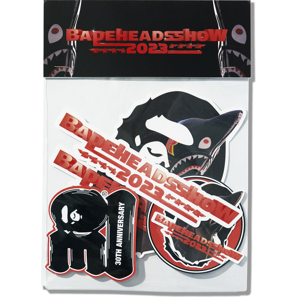 BAPE HEADS SHOW BAPE STICKERS SET