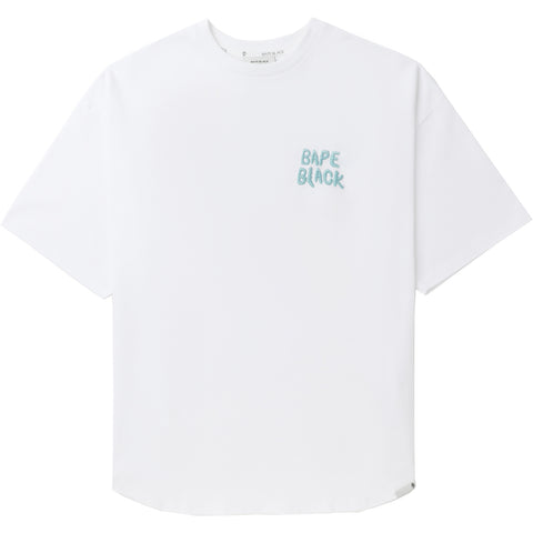 BAPE BLACK EMBROIDERY TEE MENS