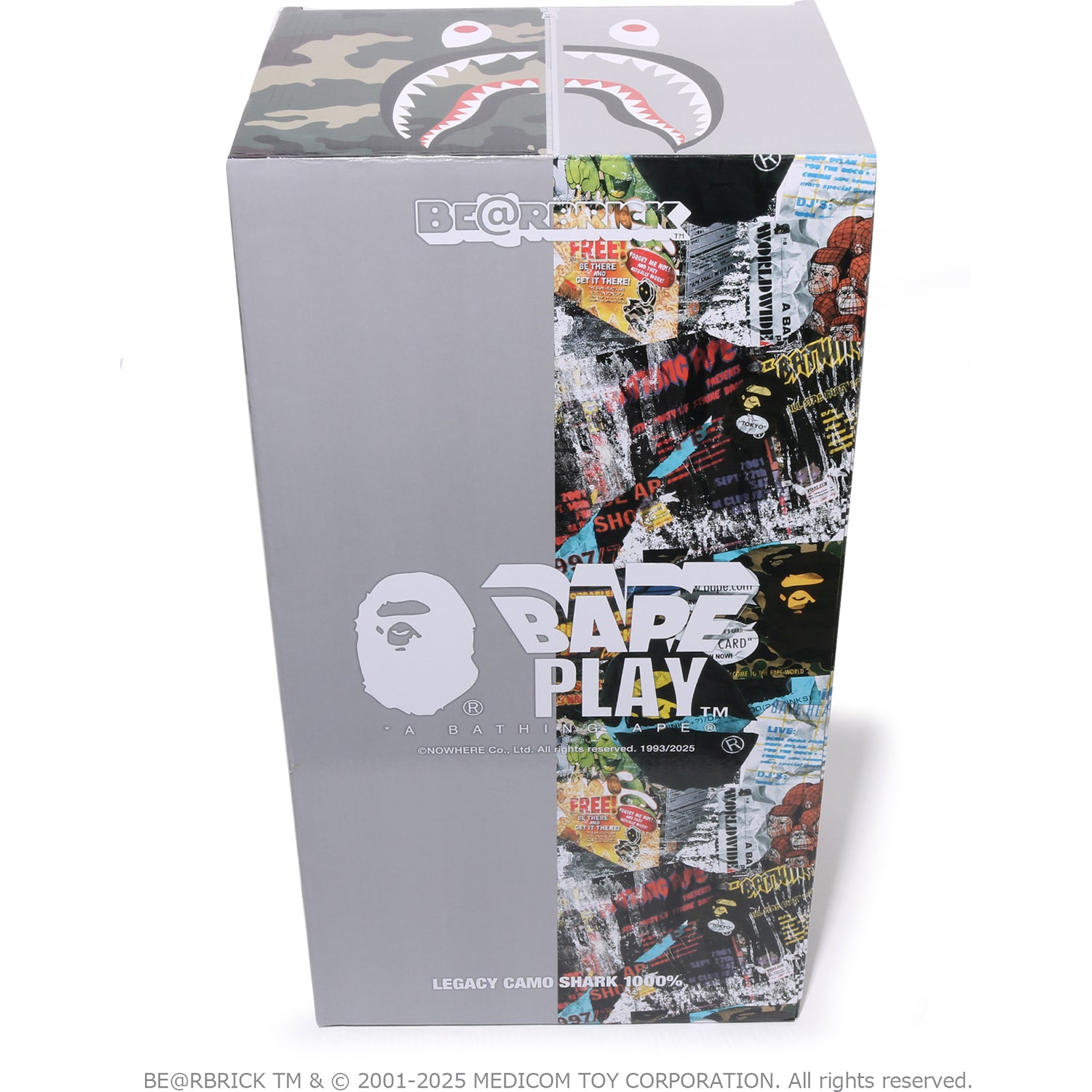 BAPE ABC CAMO Shark 1000% BE@RBRICK Lottery | Hypebeast