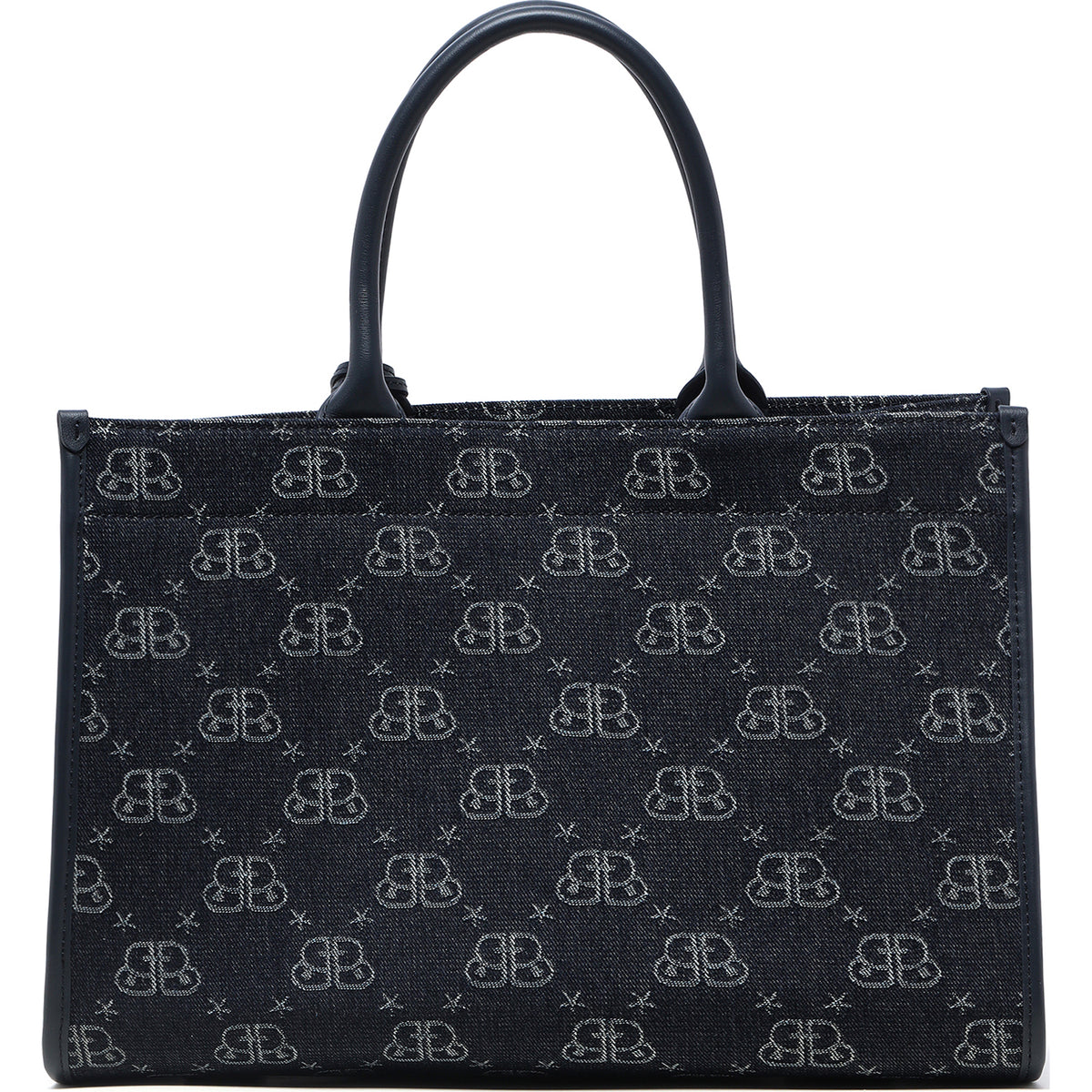 BAPY MONOGRAM DENIM SHOPPER LADIES