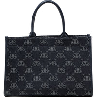 BAPY MONOGRAM DENIM SHOPPER LADIES