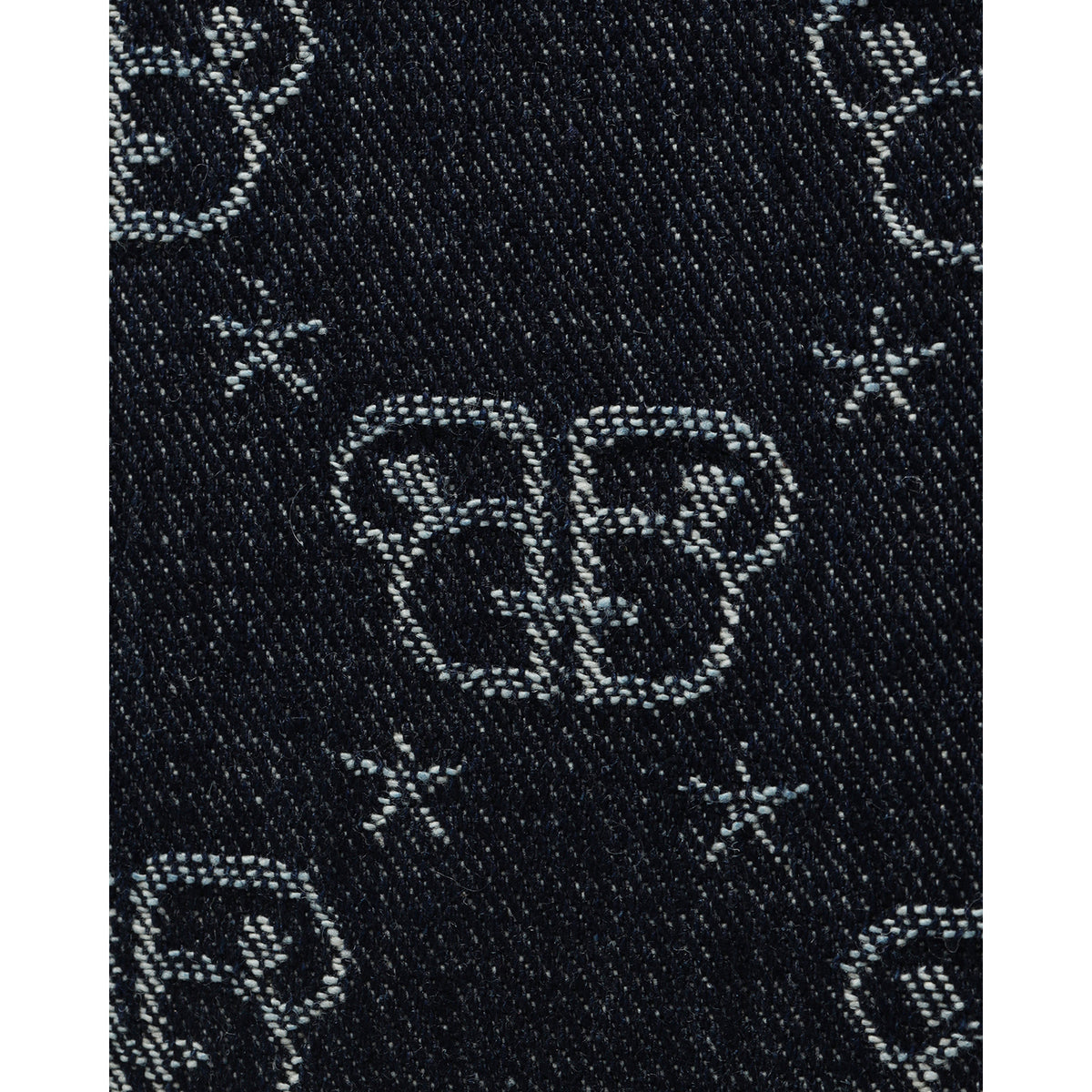 BAPY MONOGRAM DENIM SHOPPER LADIES