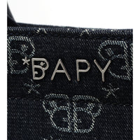 BAPY MONOGRAM DENIM SHOPPER LADIES