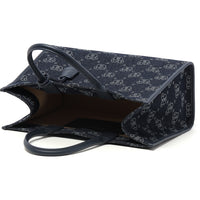BAPY MONOGRAM DENIM SHOPPER LADIES