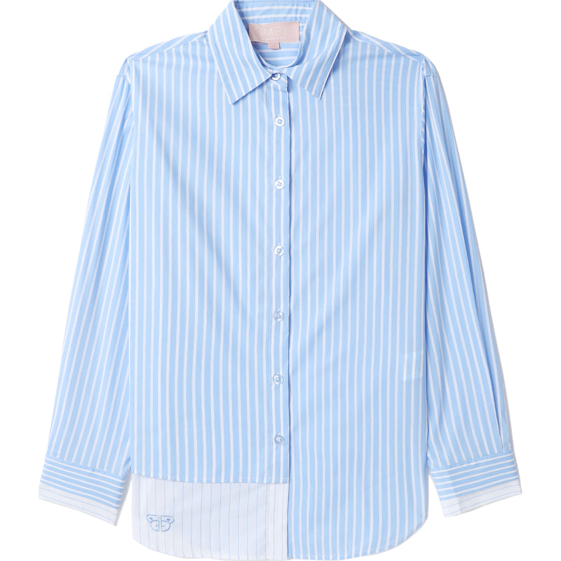 BAPY BLUE STRIPES SHIRT LADIES us.bape.com BAPY BLUE STRIPES SHIRT LADIES us.bape.com