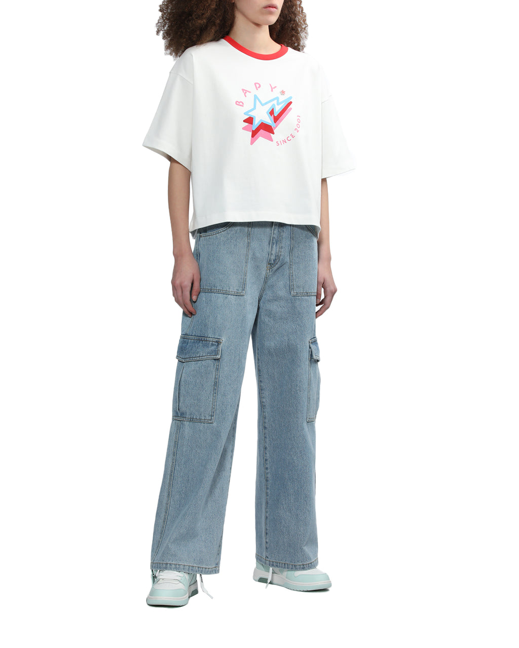 BAPY BAPE STA CROP TEE LADIES