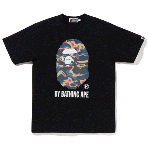 Bape grey best sale shirt