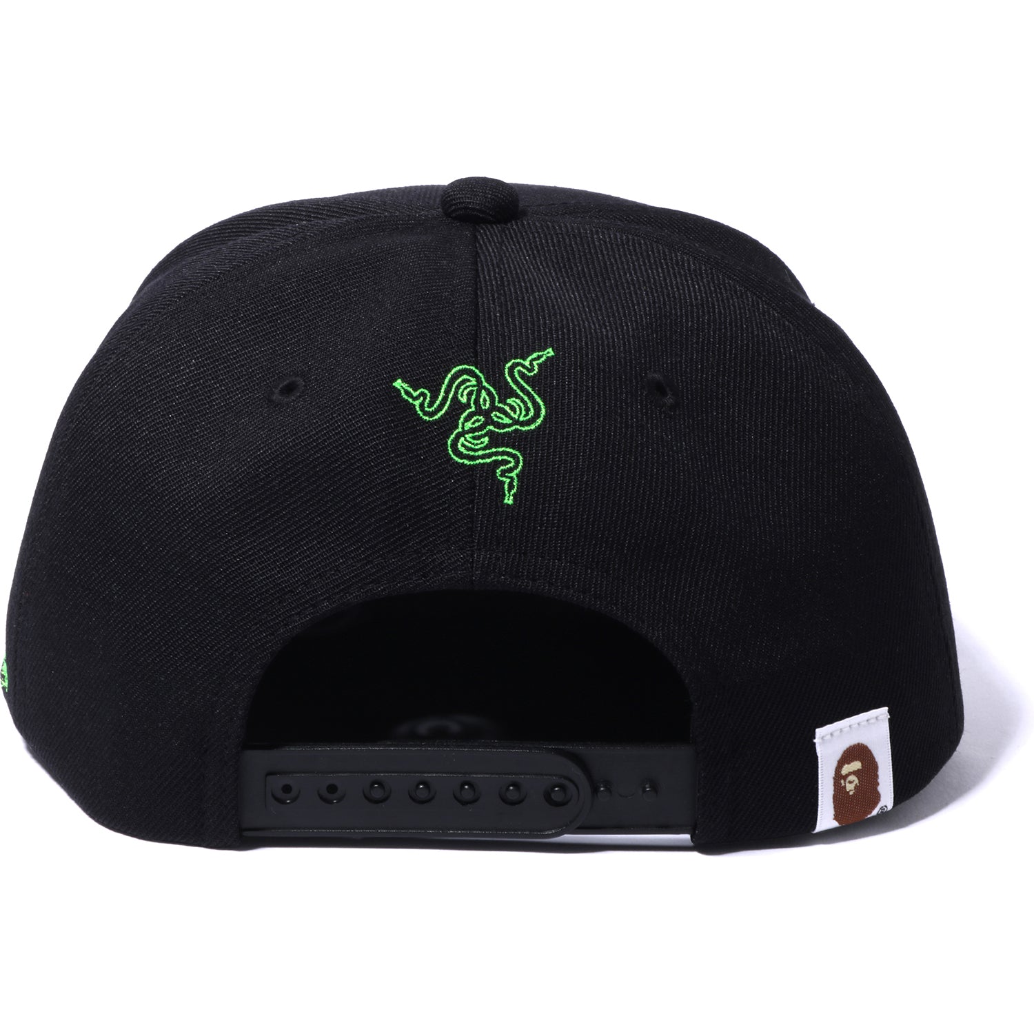 RAZER X A BATHING APE SNAP BACK CAP MENS