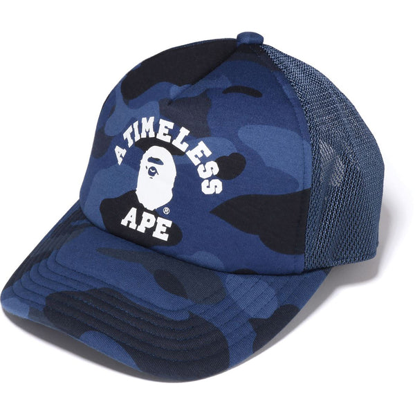 BAPE X JJJJOUND COLOR CAMO COLLEGE MESH CAP MENS