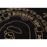 BAPE BLACK EMBROIDERY TEE MENS