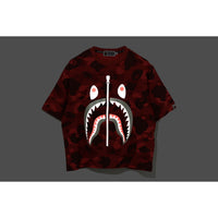 COLOR CAMO REFLECTOR SHARK WIDE TEE LADIES