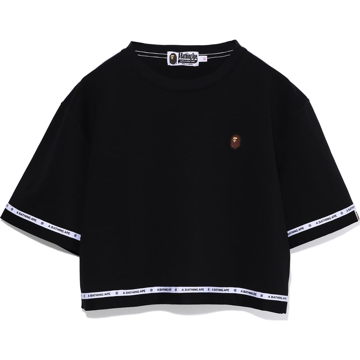 LOGO TAPE CROPPED TEE LADIES