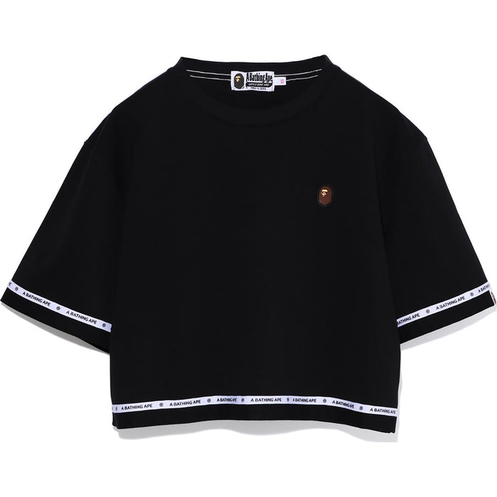 LOGO TAPE CROPPED TEE LADIES