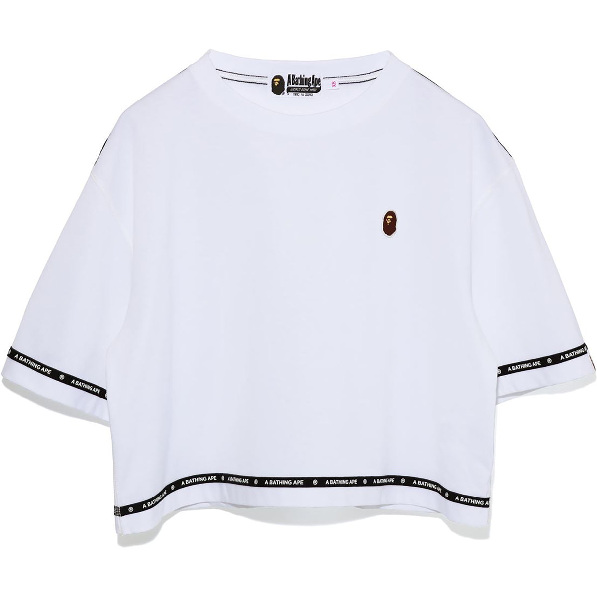 LOGO TAPE CROPPED TEE LADIES