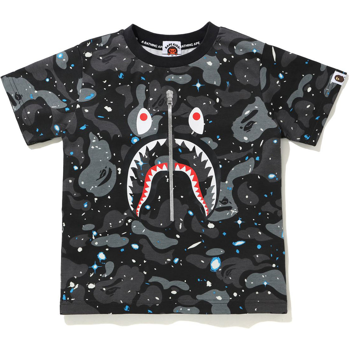 SPACE CAMO SHARK TEE KIDS