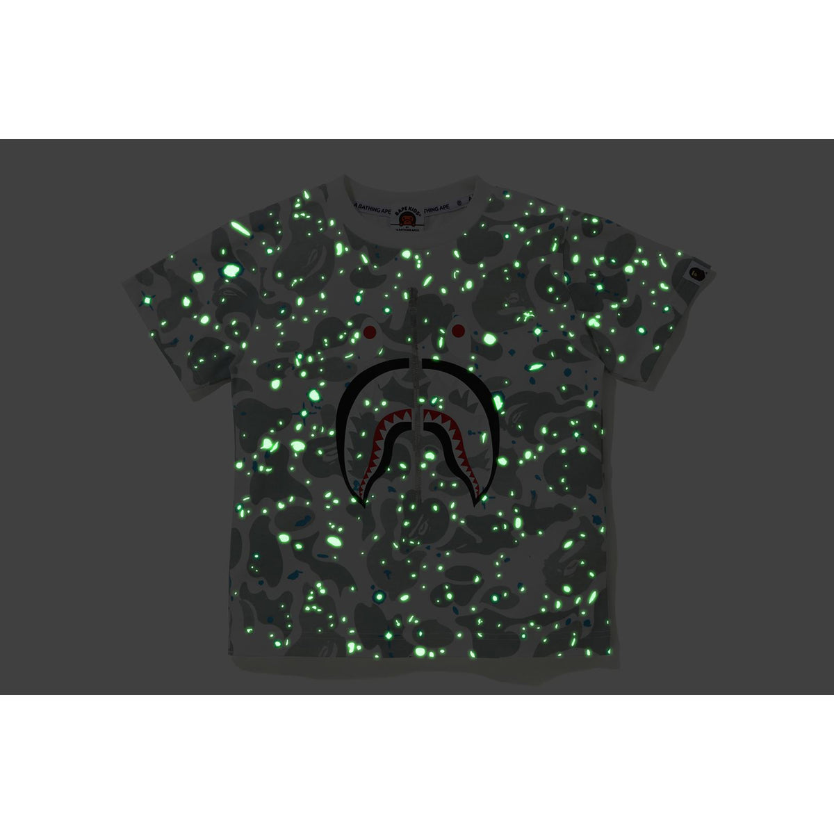 SPACE CAMO SHARK TEE KIDS
