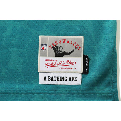 BAPE X MITCHELL & NESS NFL MIAMI DOLPHINS LEGACY JERSEY MENS