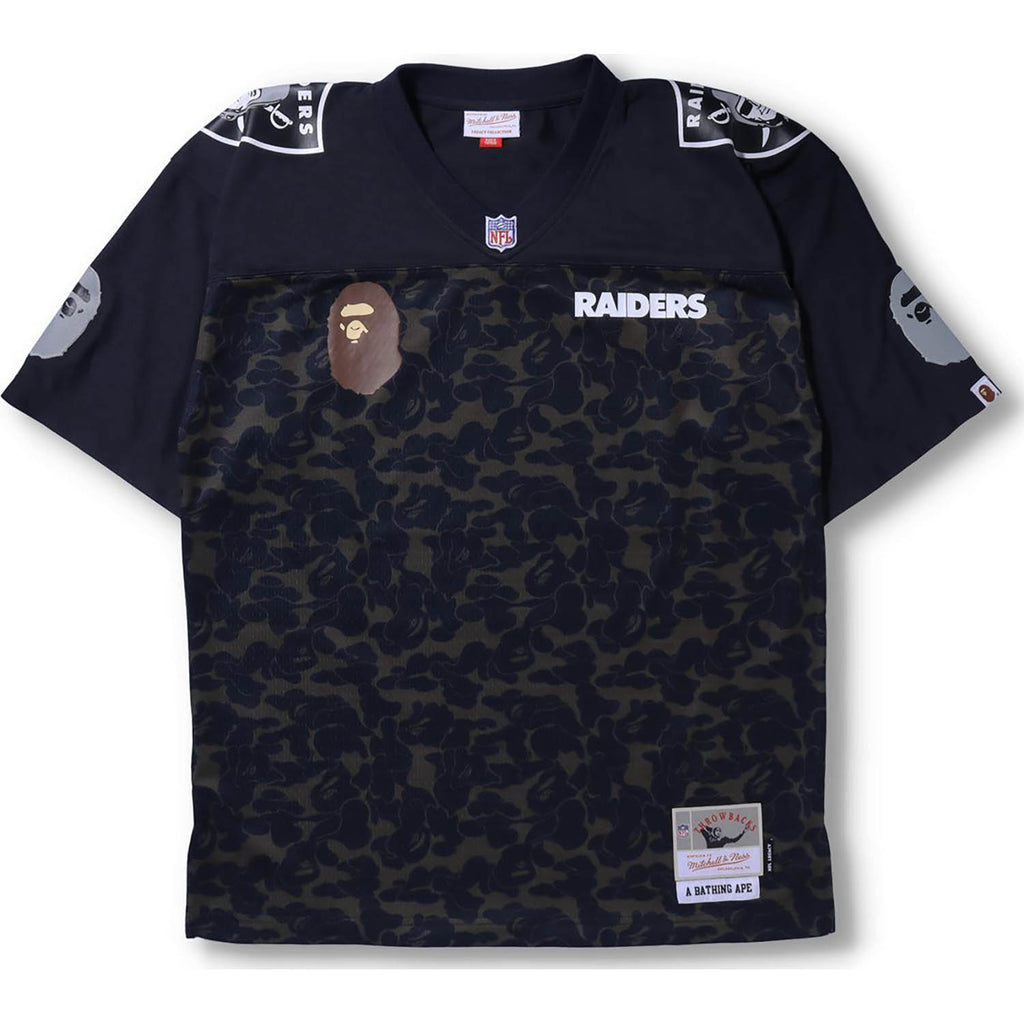 Bape x Mitchell & Ness NFL Oakland Raiders Legacy Jersey Mens 1H73-109-907 / Black / Medium