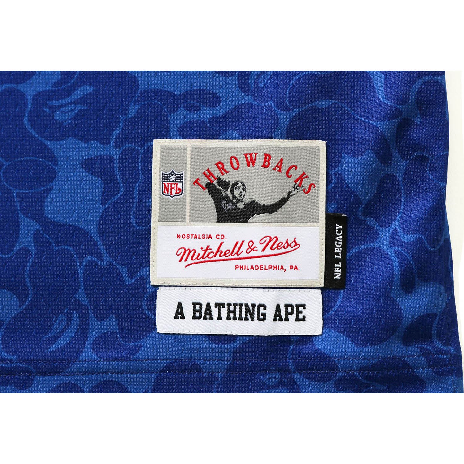 BAPE X MITCHELL & NESS NFL NEW ENGLAND PATRIOTS LEGACY JERSEY MENS