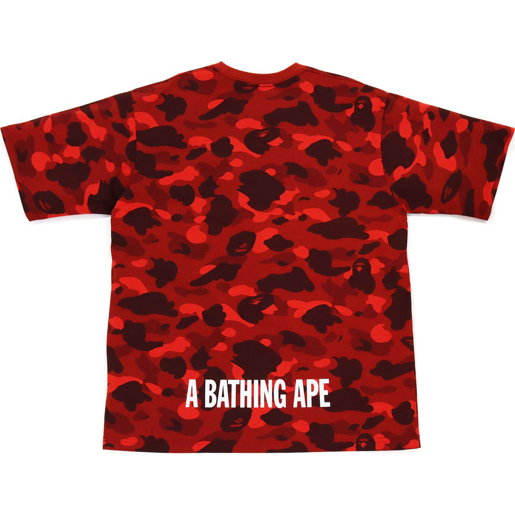 Bape red camo sales tee